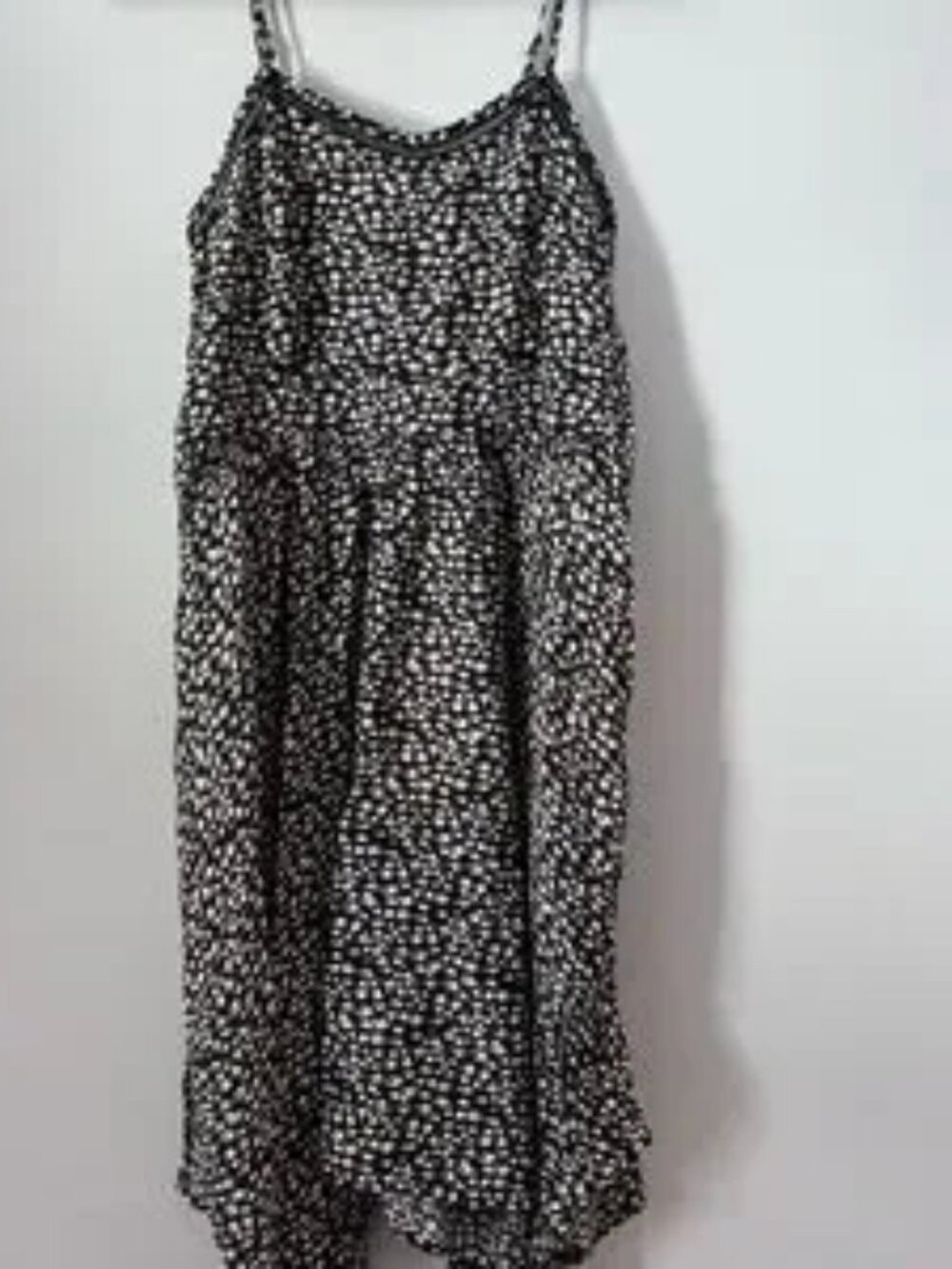 Black and Cream Textured Dress